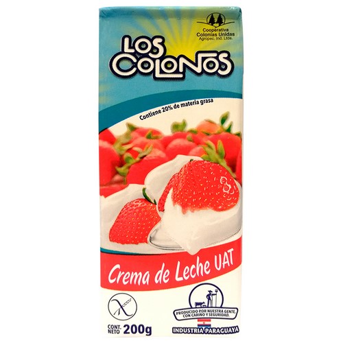 CREMA DE LECHE LACTOLANDA UAT 200GR